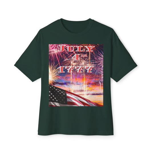 July 4th 1777 Tee – Oversized Box Graphic T-Shirt