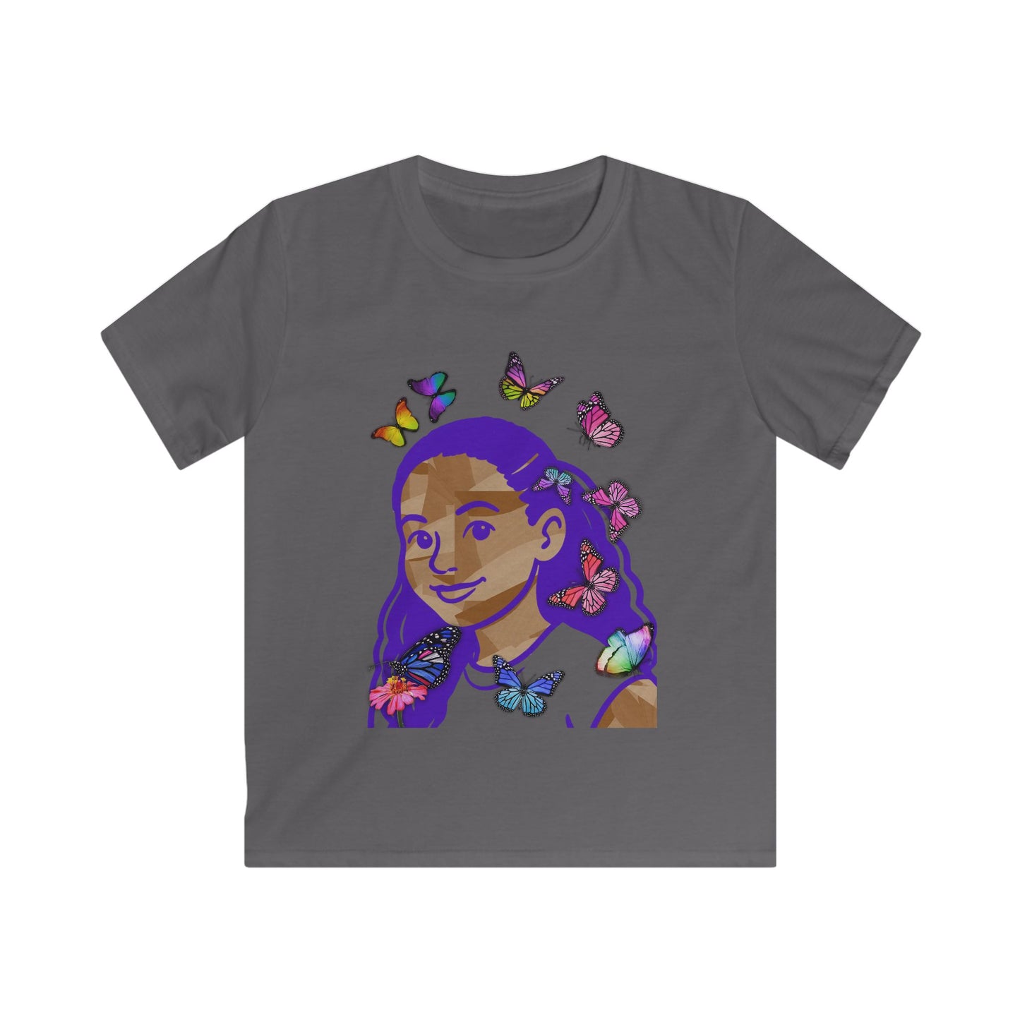Purple Melanin Tee - Youth T-Shirt