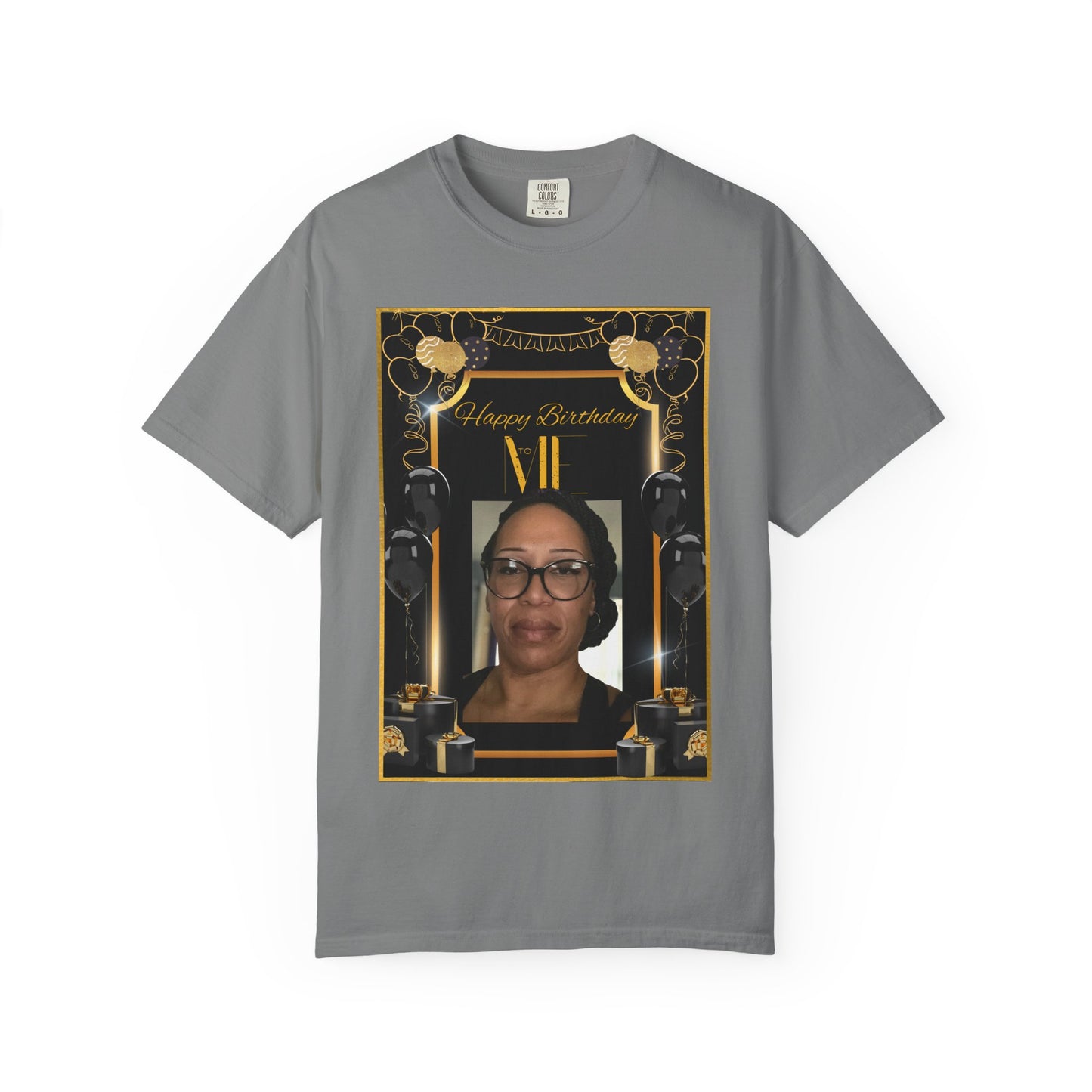 Black & Gold Happy BDay to Me Personalize It! Tee - Unisex T-shirt