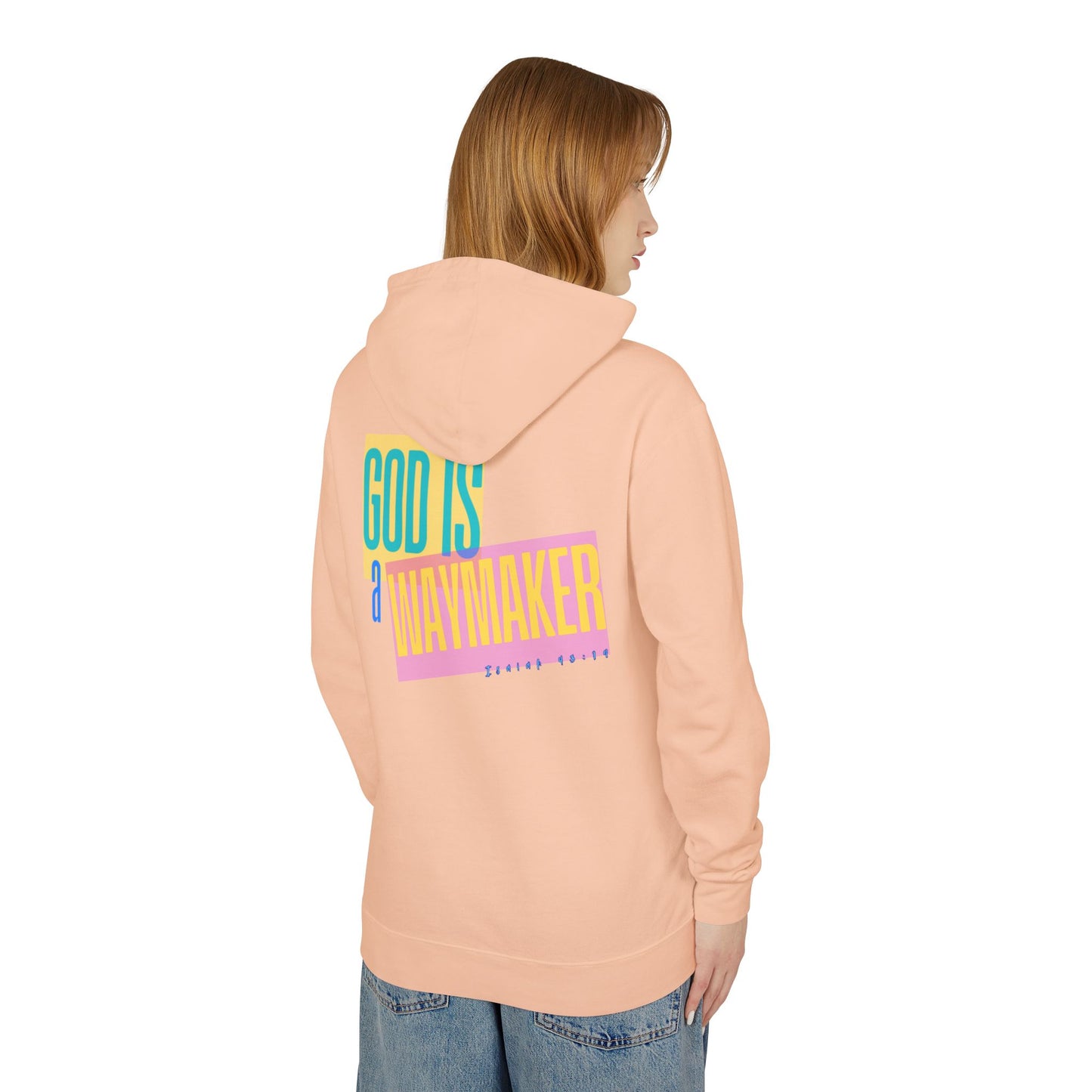 God Is A Waymaker Lightweight Hooded Sweatshirt