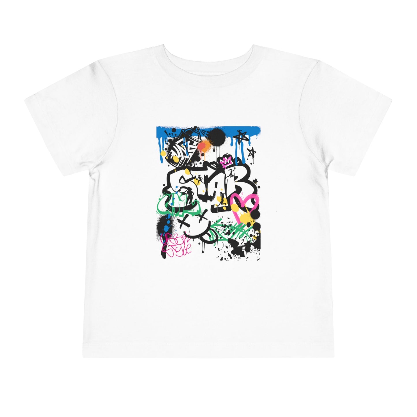 Graffiti Girls  B Ball Tee - Graphic Toddler T-Shirt