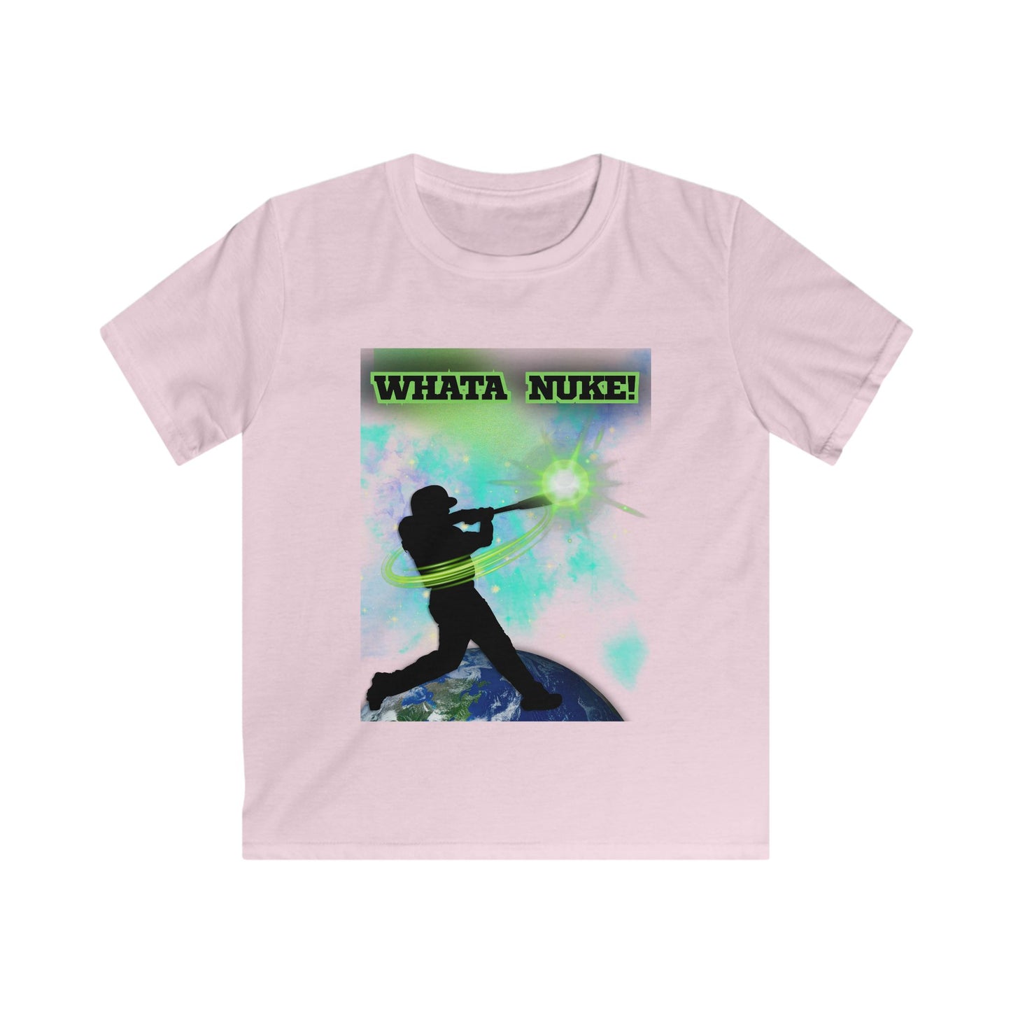 Whata Nuke Baseball Tee - Youth T-Shirt