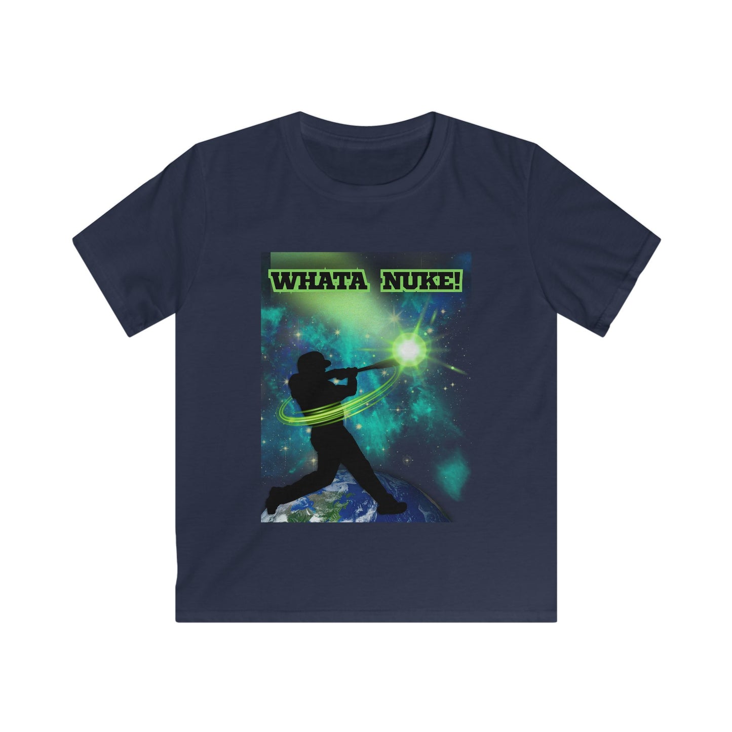 Whata Nuke Baseball Tee - Youth T-Shirt