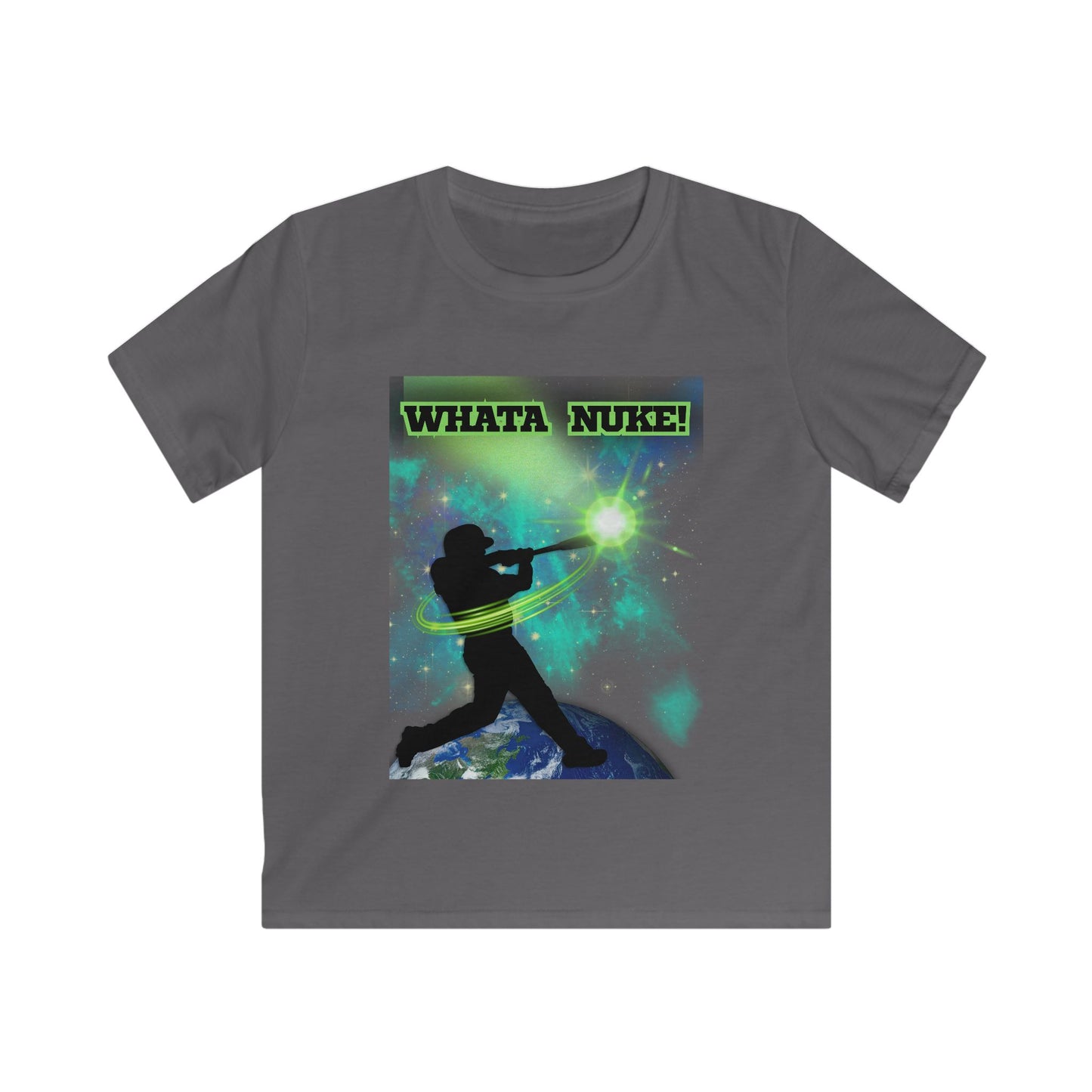 Whata Nuke Baseball Tee - Youth T-Shirt