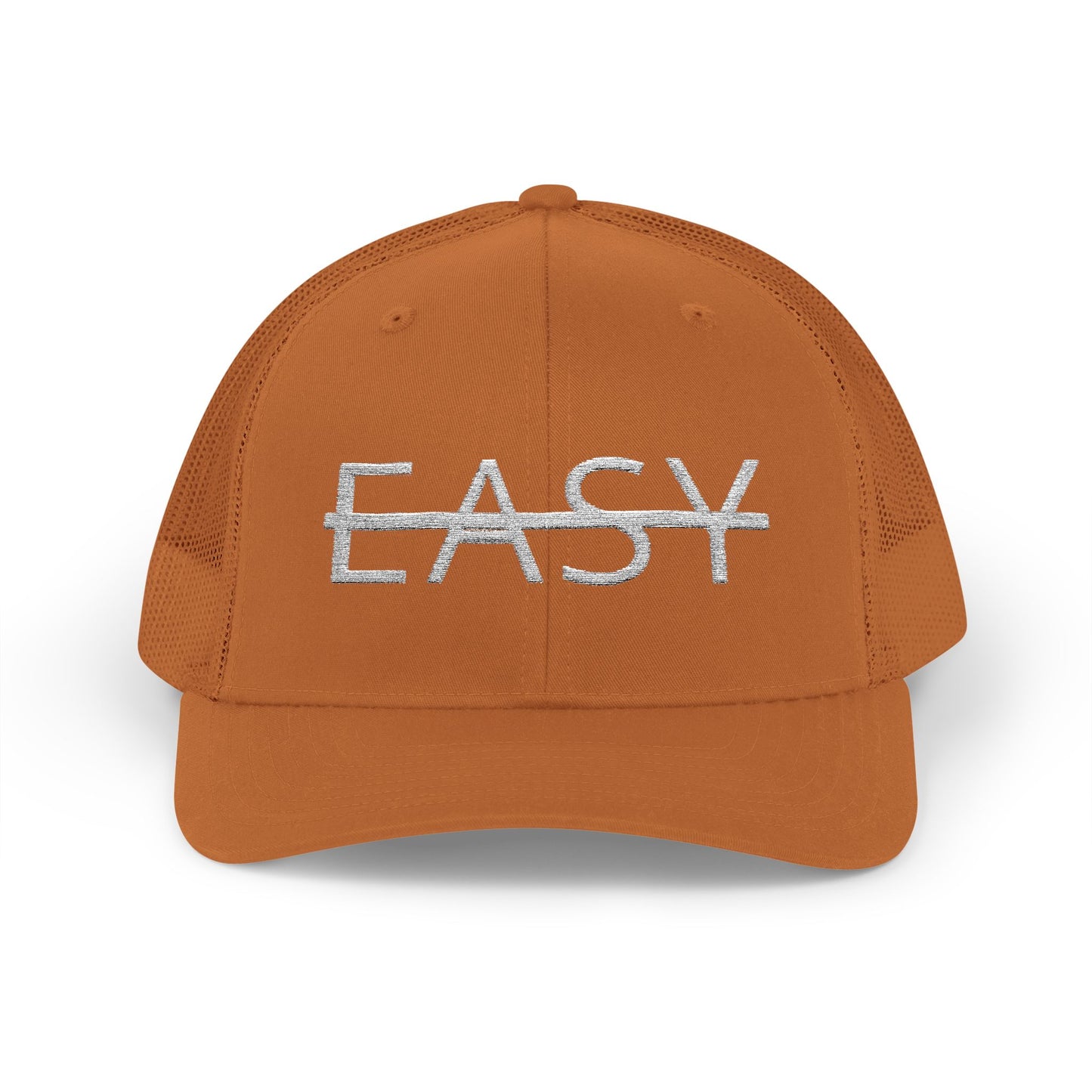 Unisex Not Easy Snapback Trucker Cap - Embroidered