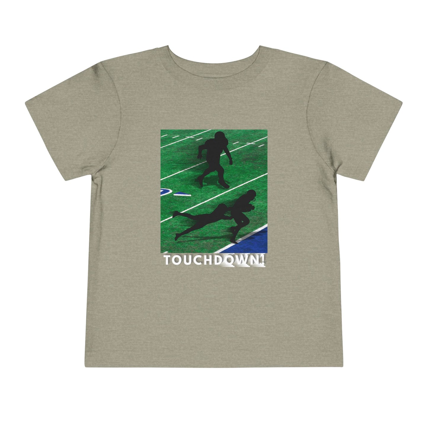 Touchdown Football Tee — Toddler Graphic T-Shirt