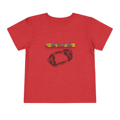 Chain Break Happy Juneteenth Tee — Toddler Graphic T-Shirt