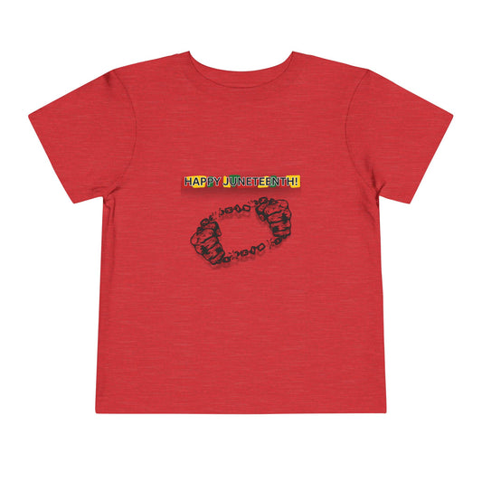 Chain Break Happy Juneteenth Tee — Toddler Graphic T-Shirt