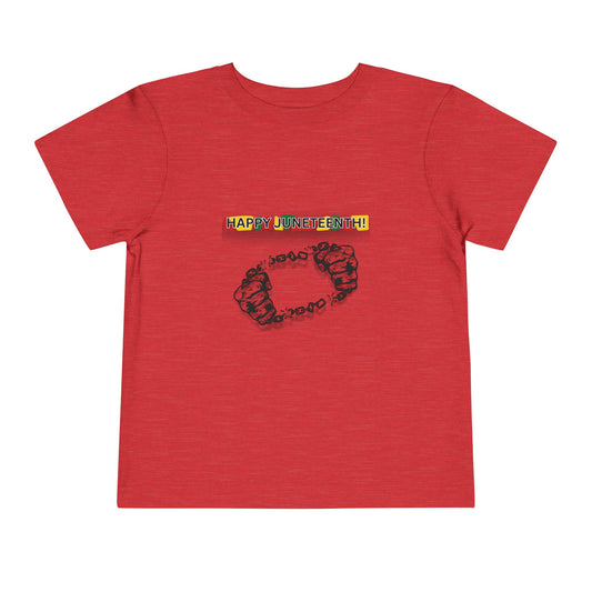 Chain Break Happy Juneteenth Tee — Toddler Graphic T-Shirt
