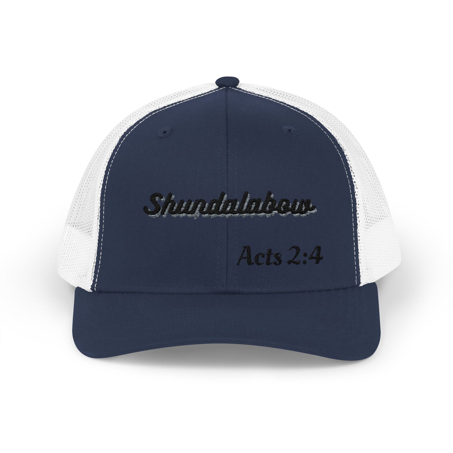 Unisex Acts 2:4 Snapback Trucker Cap - Embroidered