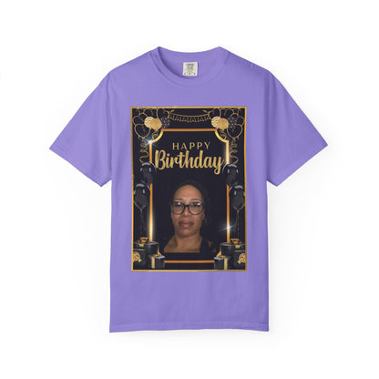 Black & Gold B Day Personalize It! Tee - Unisex T-shirt