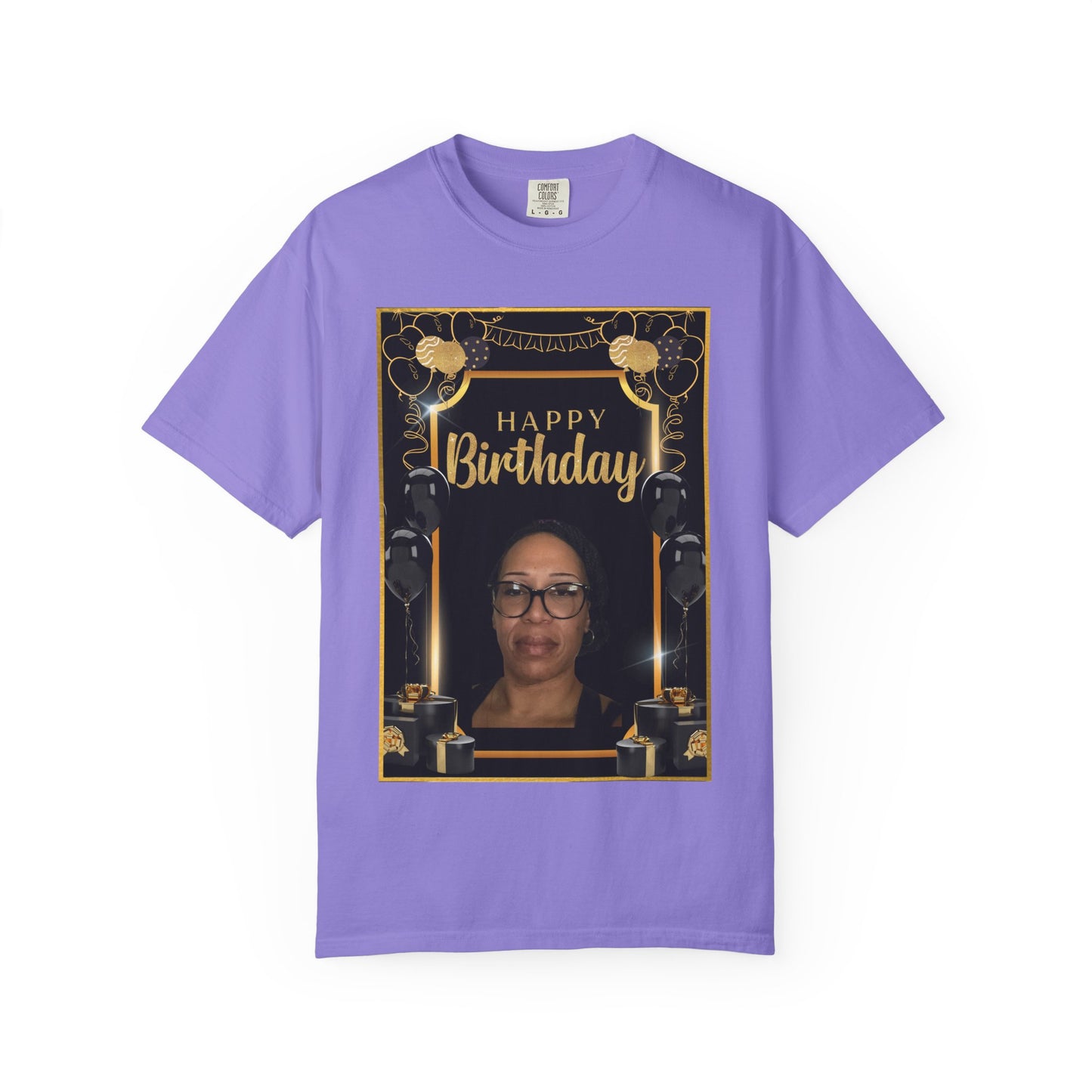 Black & Gold B Day Personalize It! Tee - Unisex T-shirt