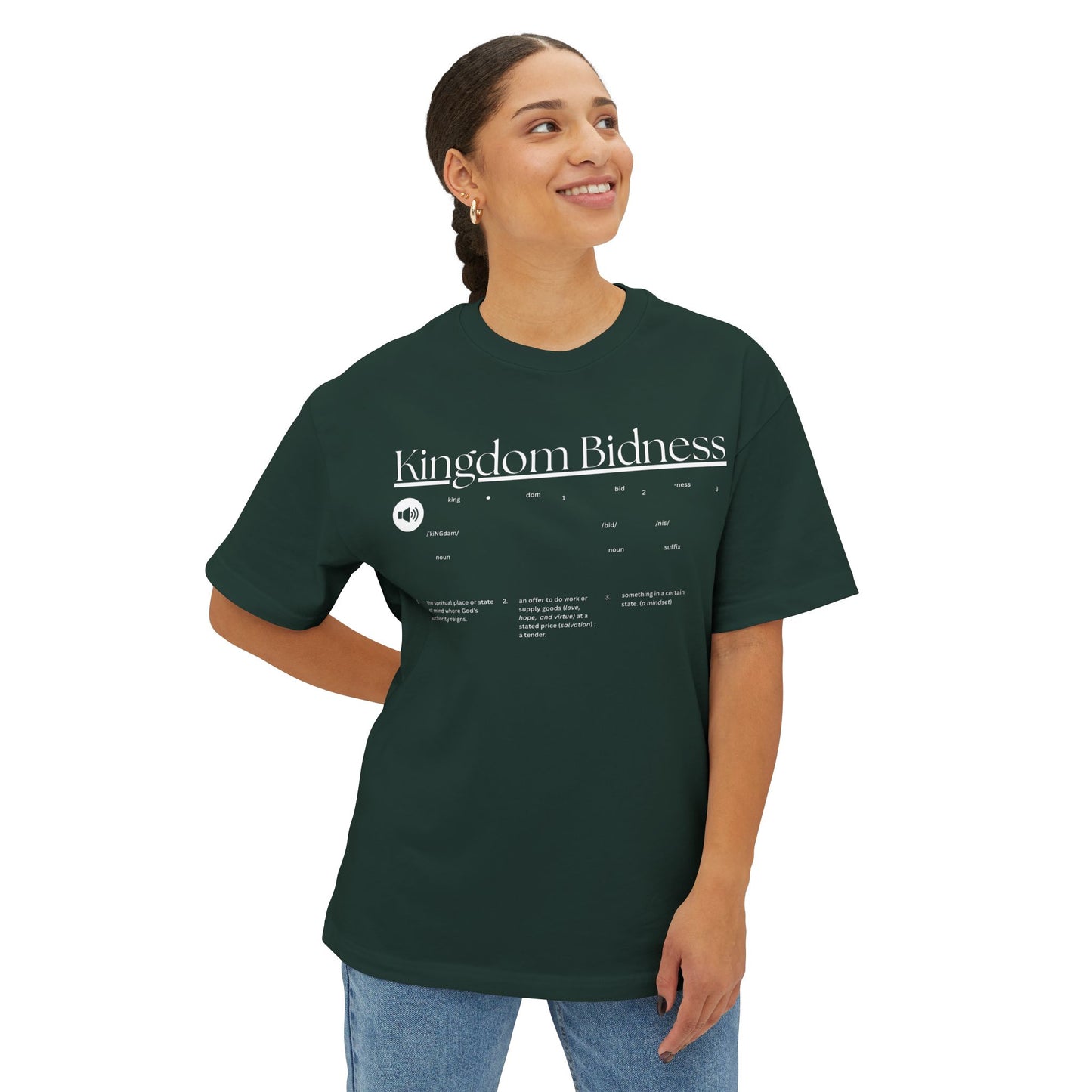 Kingdom Tee – Oversized Box Graphic T-Shirt