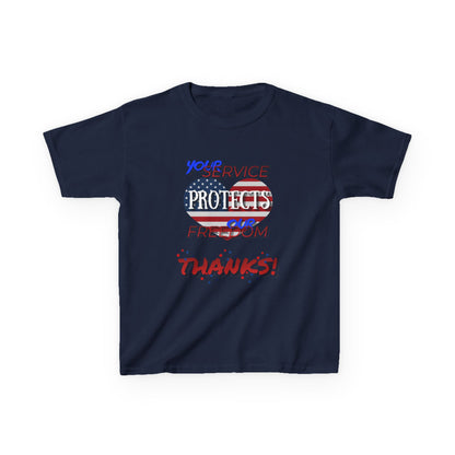 Thanks 4 Service Memorial Day Tee - Kids T-Shirt