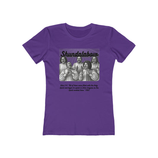 Choir Shundalabow — Women’s Boyfriend Fit Celebration T-Shirt