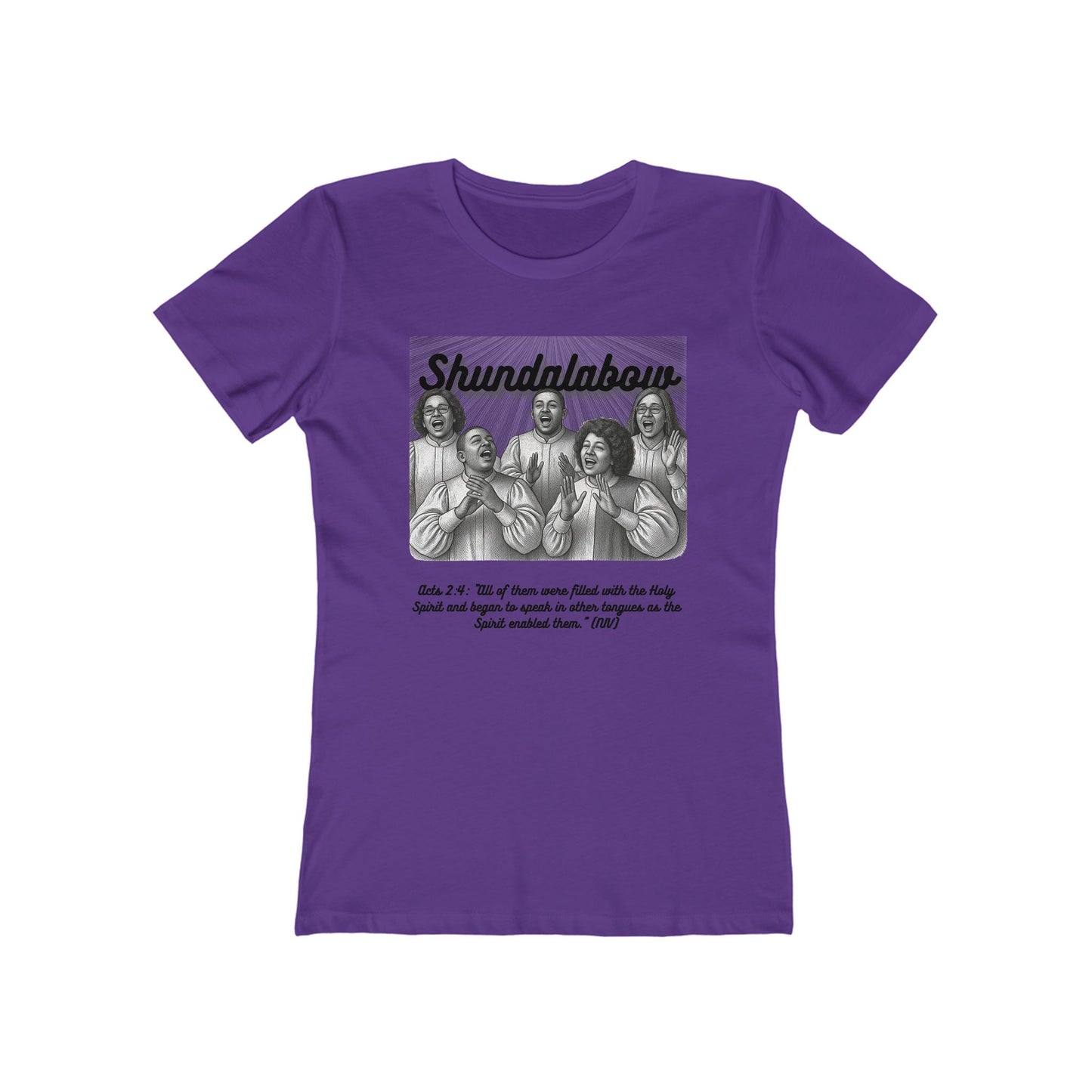 Choir Shundalabow — Women’s Boyfriend Fit Celebration T-Shirt