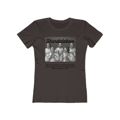 Choir Shundalabow — Women’s Boyfriend Fit Celebration T-Shirt