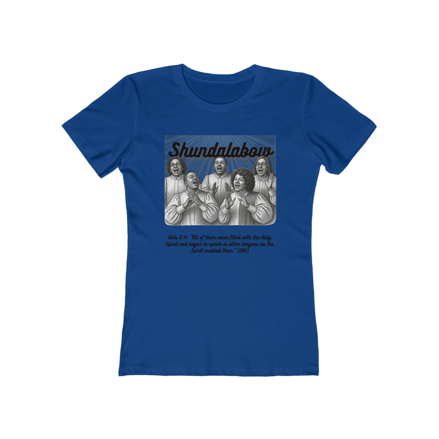 Choir Shundalabow — Women’s Boyfriend Fit Celebration T-Shirt