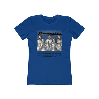 Choir Shundalabow — Women’s Boyfriend Fit Celebration T-Shirt