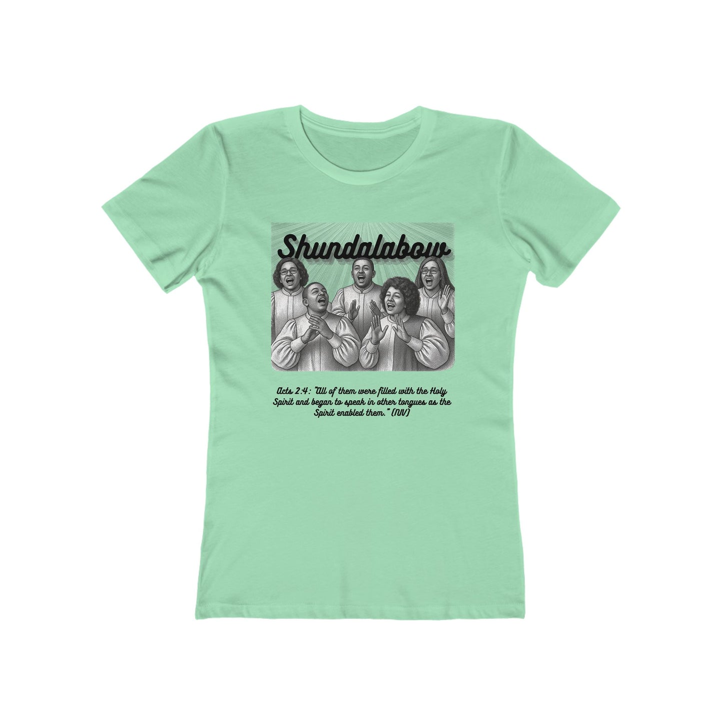 Choir Shundalabow — Women’s Boyfriend Fit Celebration T-Shirt
