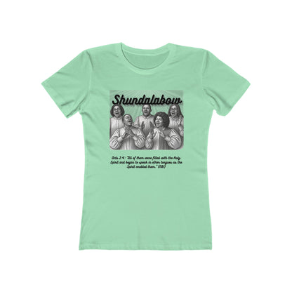 Choir Shundalabow — Women’s Boyfriend Fit Celebration T-Shirt