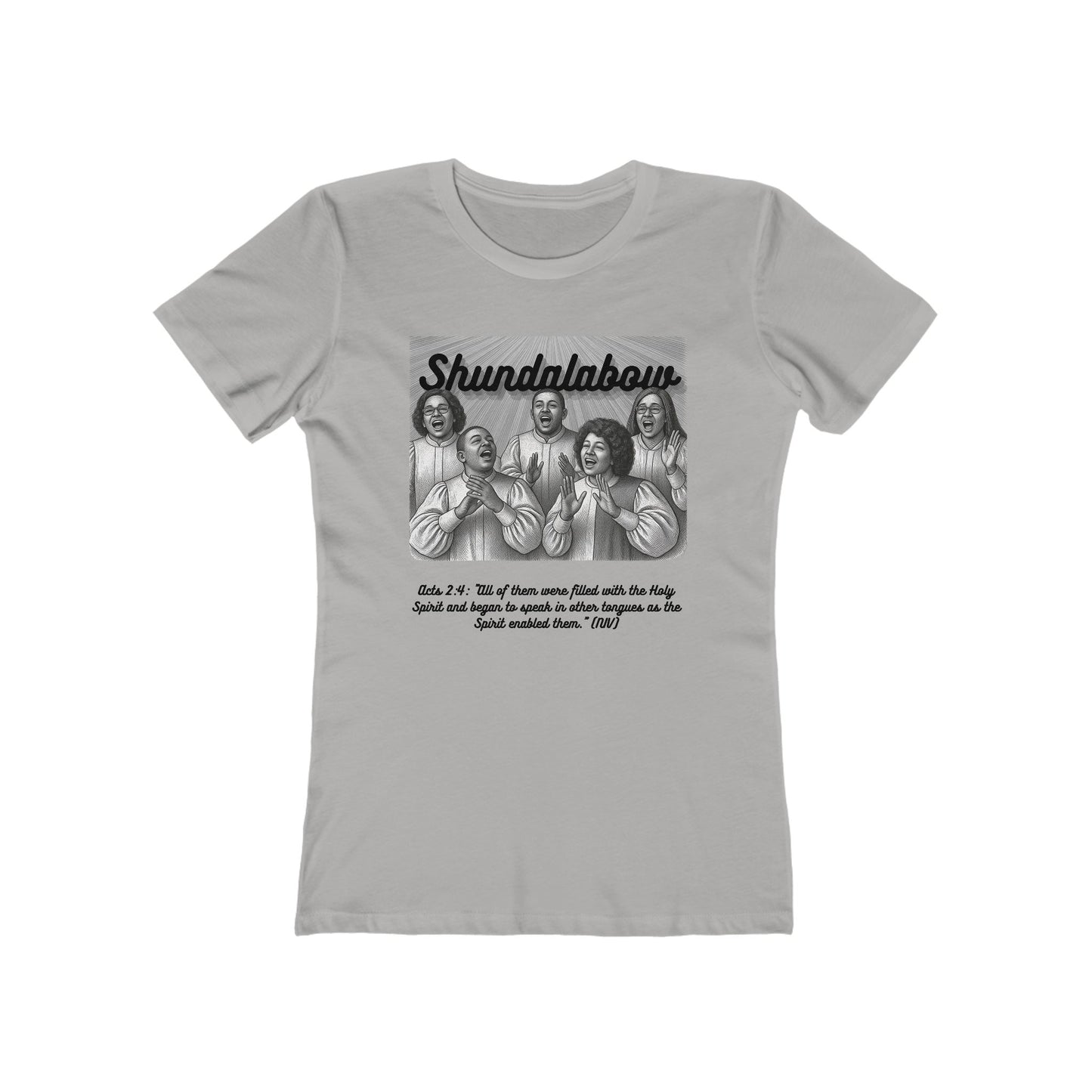 Choir Shundalabow — Women’s Boyfriend Fit Celebration T-Shirt