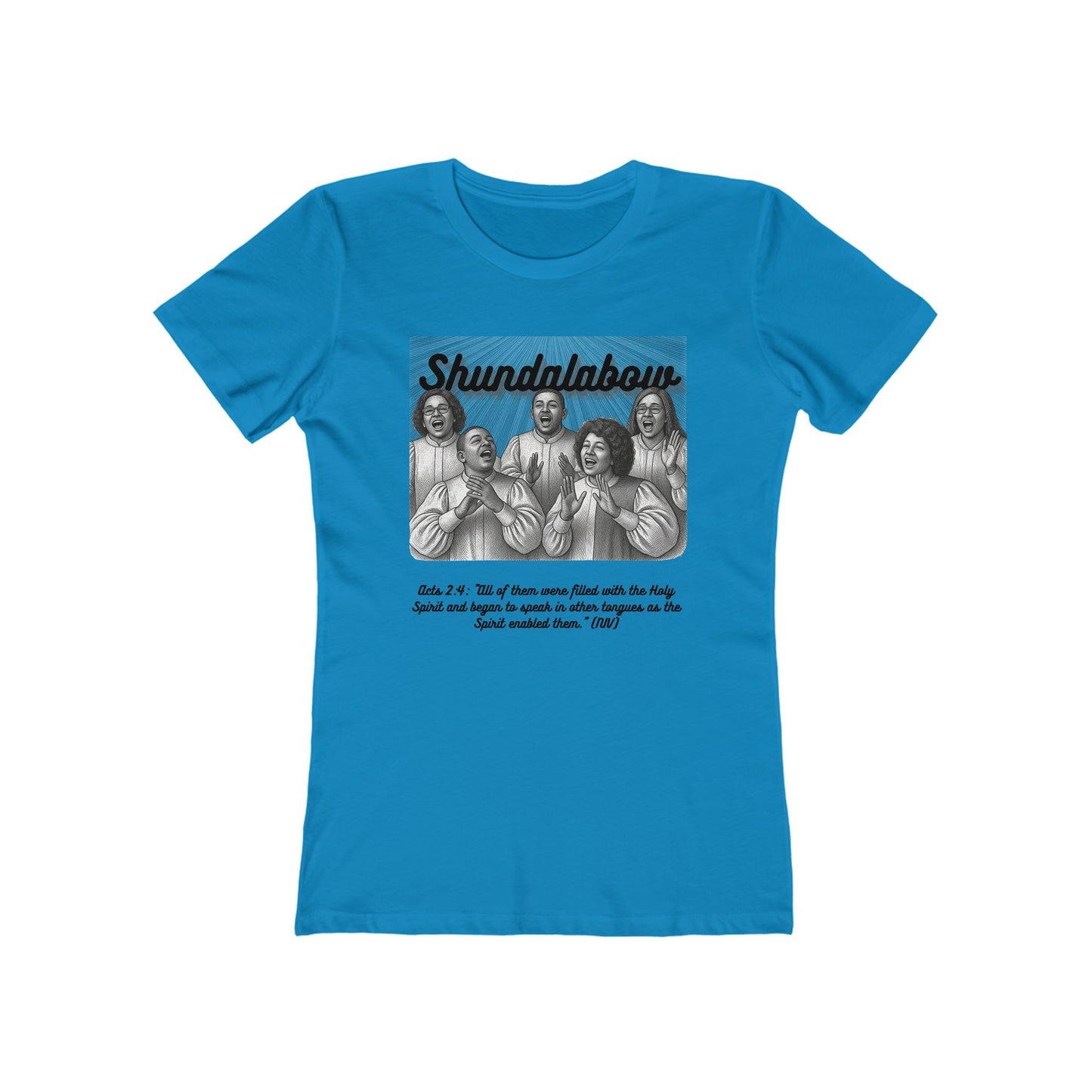 Choir Shundalabow — Women’s Boyfriend Fit Celebration T-Shirt