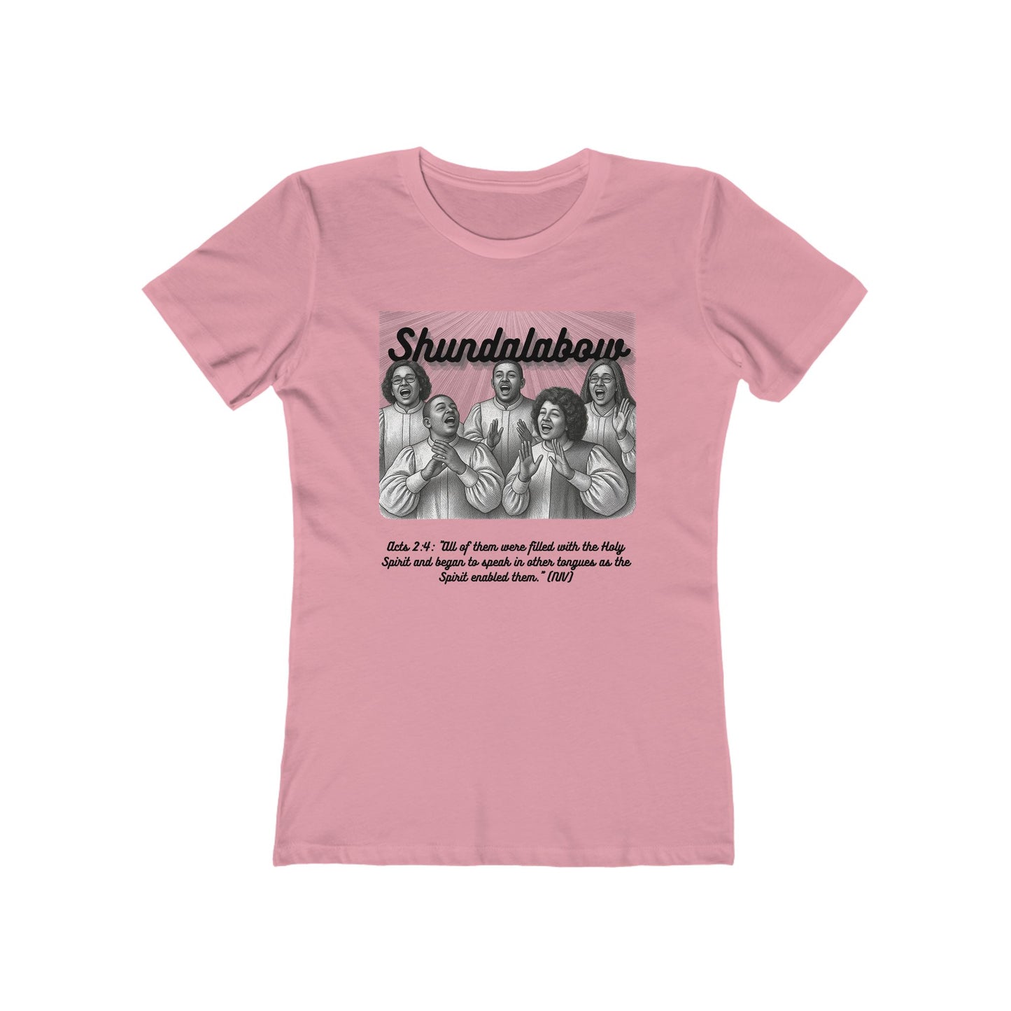 Choir Shundalabow — Women’s Boyfriend Fit Celebration T-Shirt