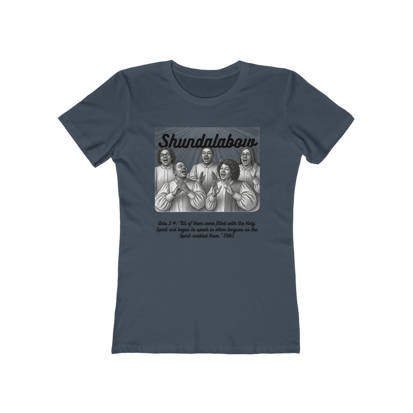 Choir Shundalabow — Women’s Boyfriend Fit Celebration T-Shirt