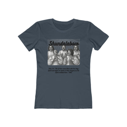 Choir Shundalabow — Women’s Boyfriend Fit Celebration T-Shirt