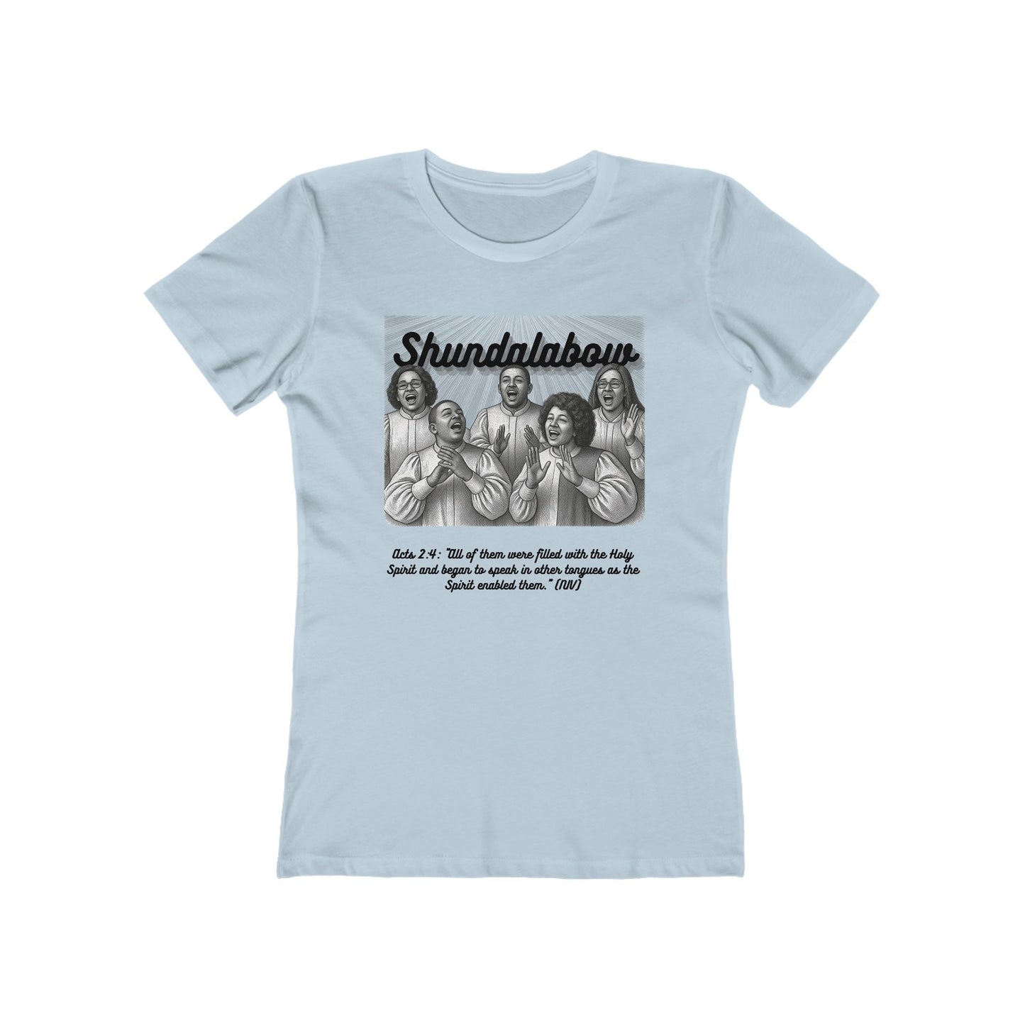 Choir Shundalabow — Women’s Boyfriend Fit Celebration T-Shirt