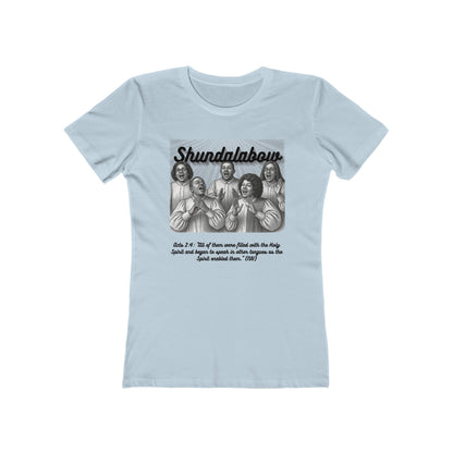 Choir Shundalabow — Women’s Boyfriend Fit Celebration T-Shirt