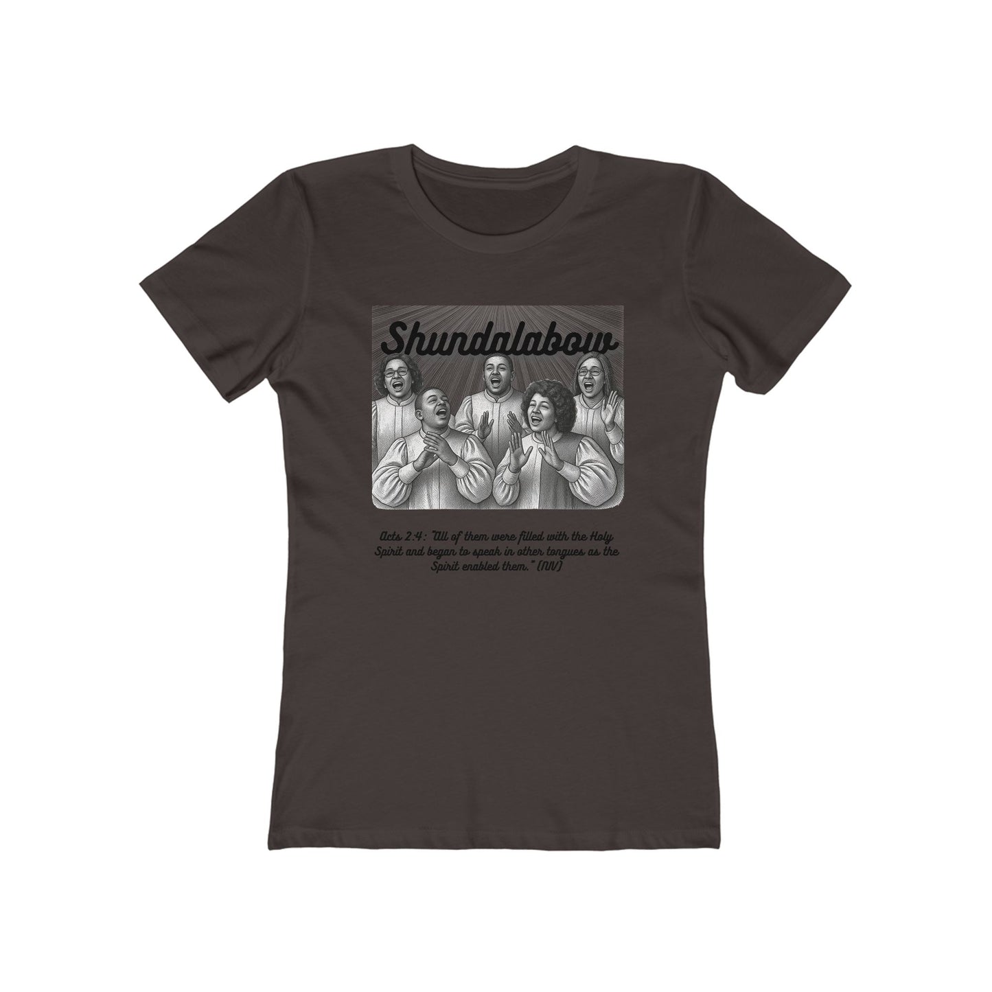 Choir Shundalabow — Women’s Boyfriend Fit Celebration T-Shirt