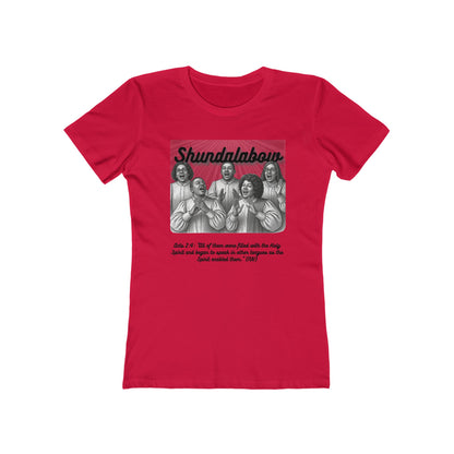 Choir Shundalabow — Women’s Boyfriend Fit Celebration T-Shirt