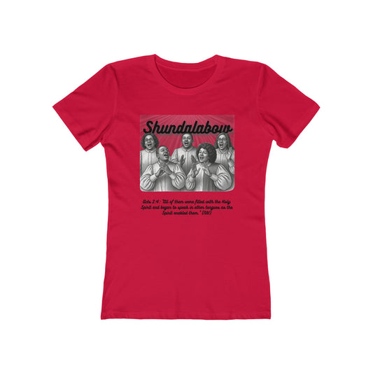 Choir Shundalabow — Women’s Boyfriend Fit Celebration T-Shirt