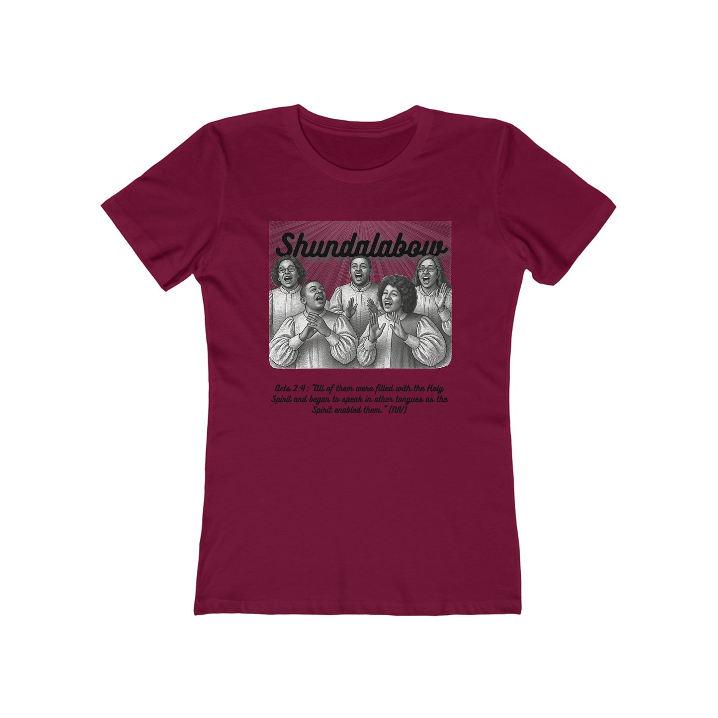 Choir Shundalabow — Women’s Boyfriend Fit Celebration T-Shirt