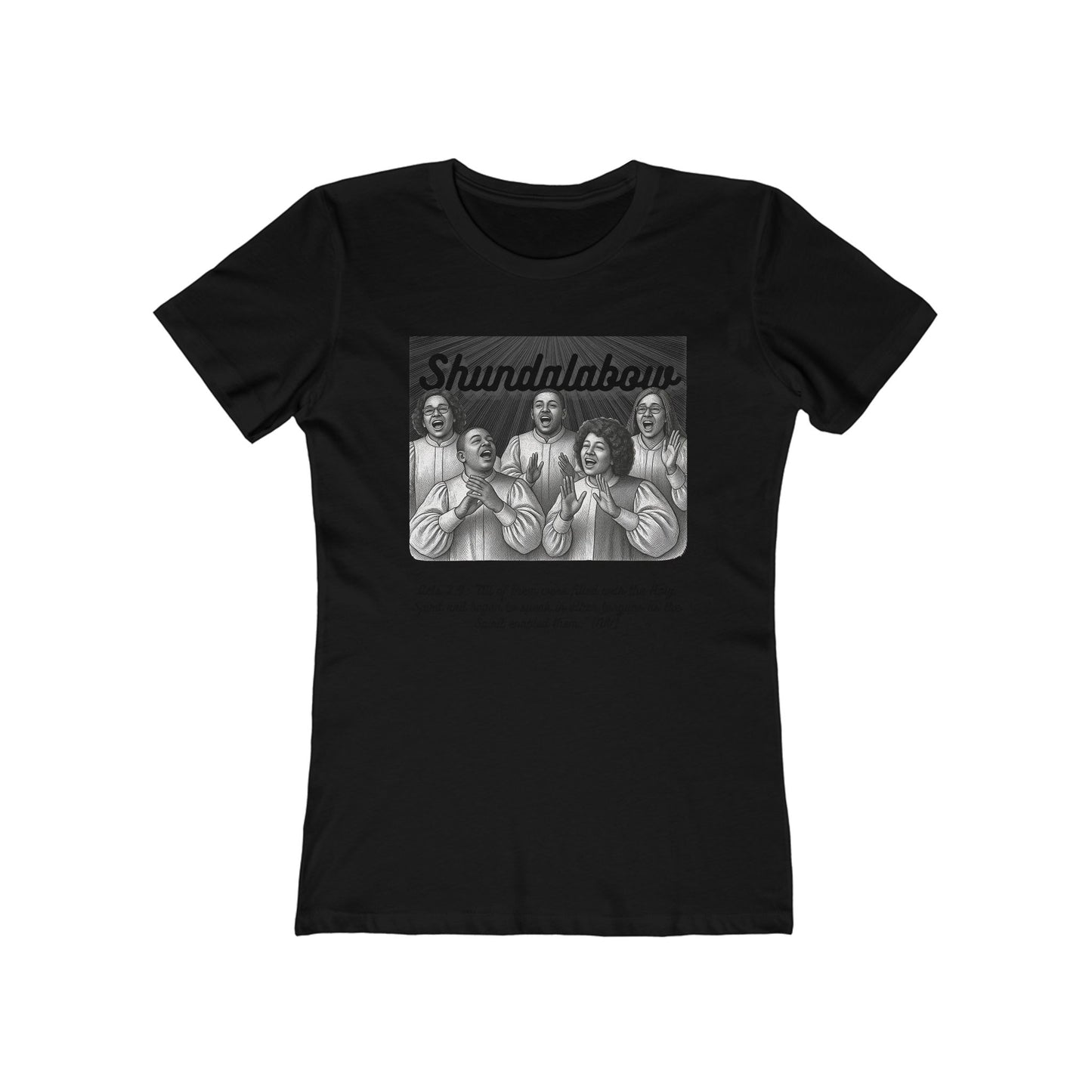Choir Shundalabow — Women’s Boyfriend Fit Celebration T-Shirt