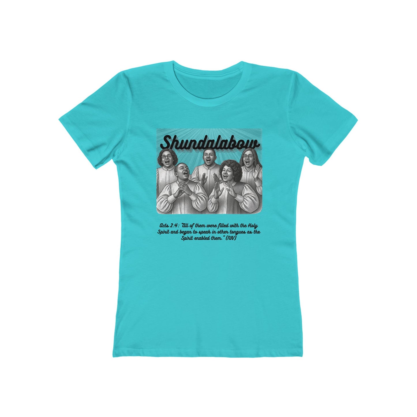Choir Shundalabow — Women’s Boyfriend Fit Celebration T-Shirt