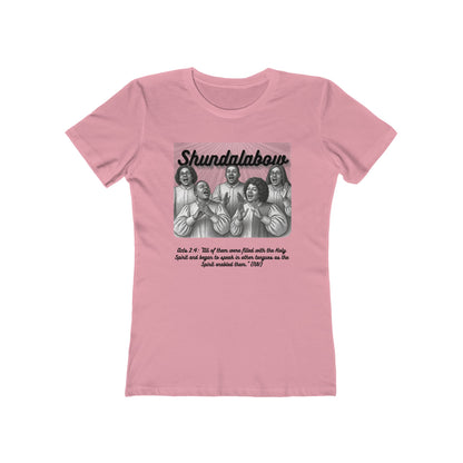 Choir Shundalabow — Women’s Boyfriend Fit Celebration T-Shirt