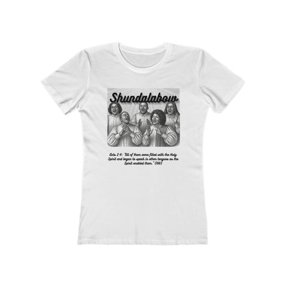 Choir Shundalabow — Women’s Boyfriend Fit Celebration T-Shirt