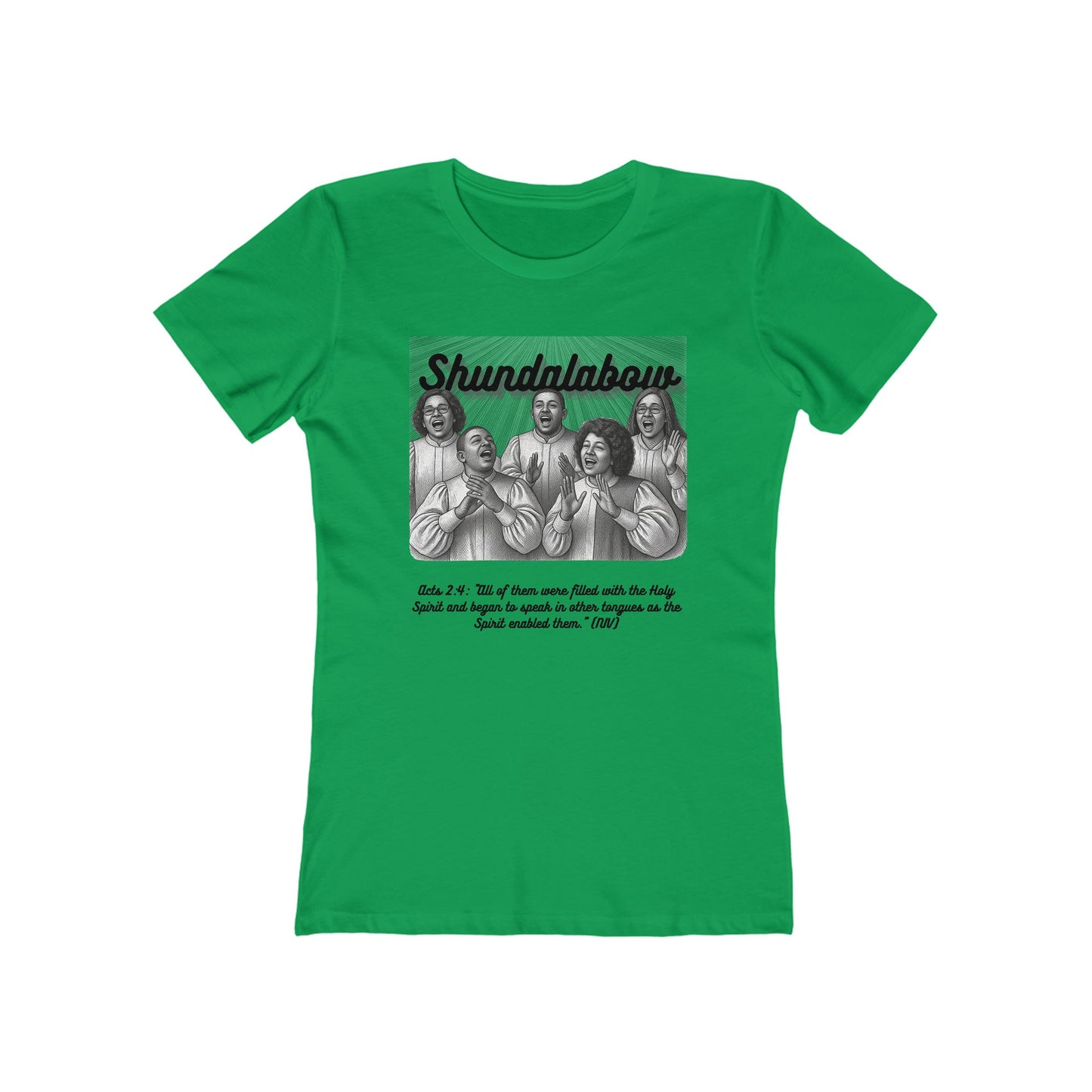Choir Shundalabow — Women’s Boyfriend Fit Celebration T-Shirt