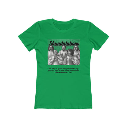 Choir Shundalabow — Women’s Boyfriend Fit Celebration T-Shirt