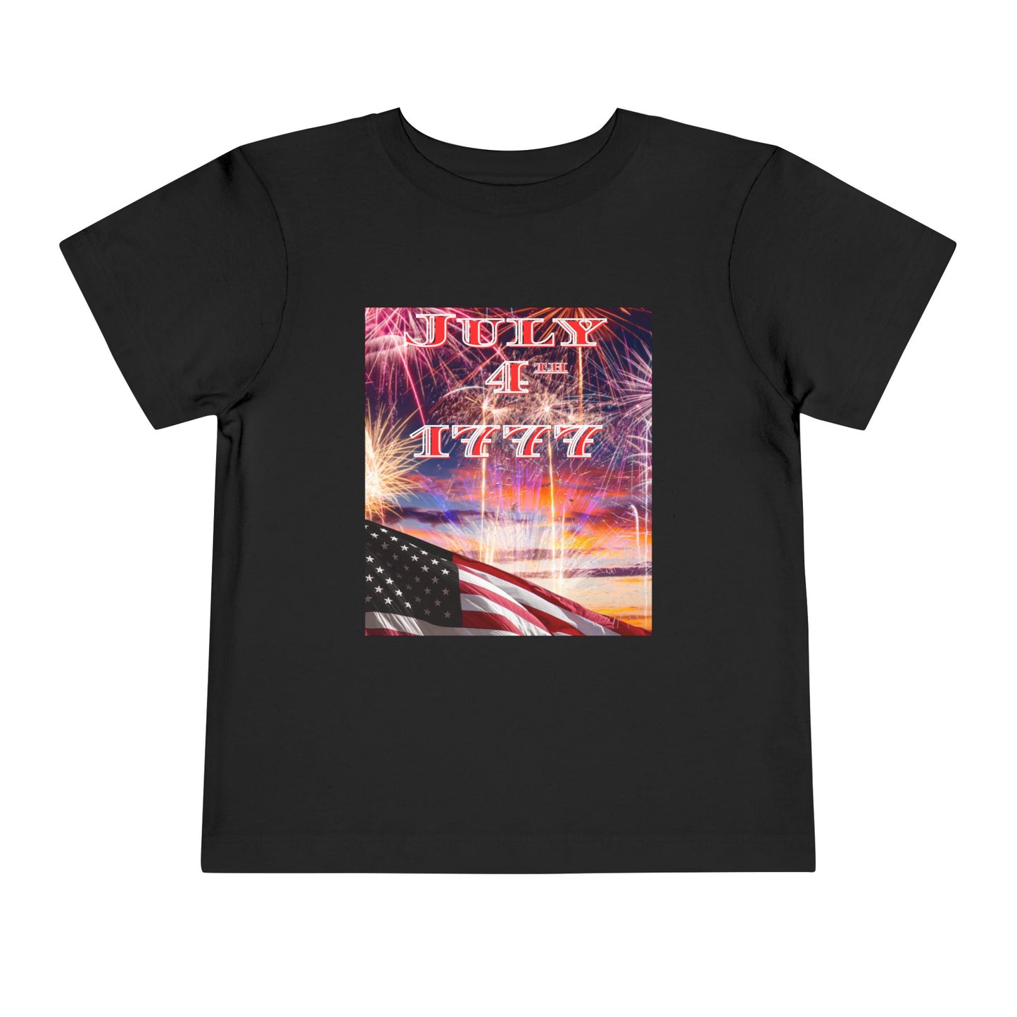 July 4th 1777 Tee - Toddler Graphic T-Shirt