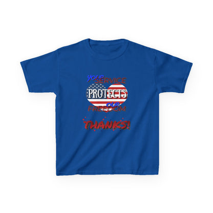 Thanks 4 Service Memorial Day Tee - G5000B Kids T-Shirt