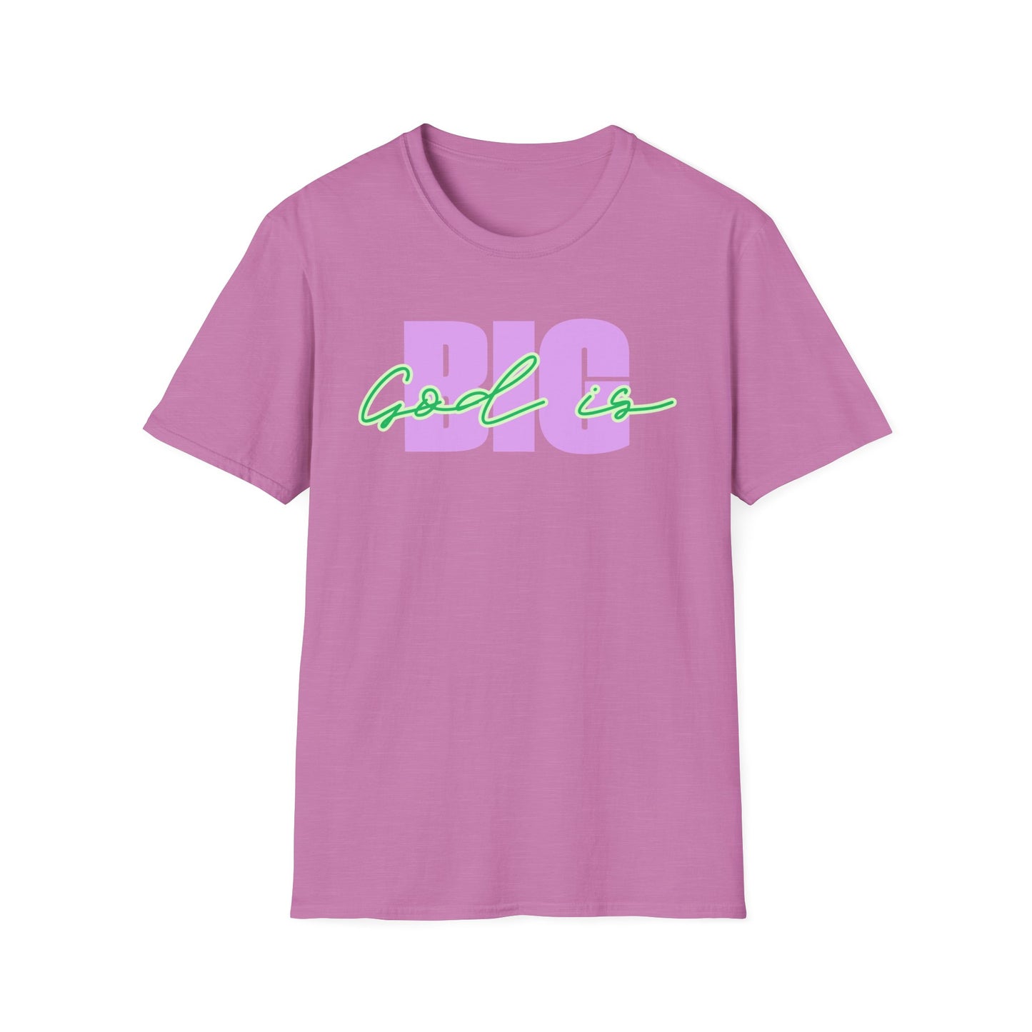 God is BIG (Lavender&Green)Tee - Unisex T- Shirt