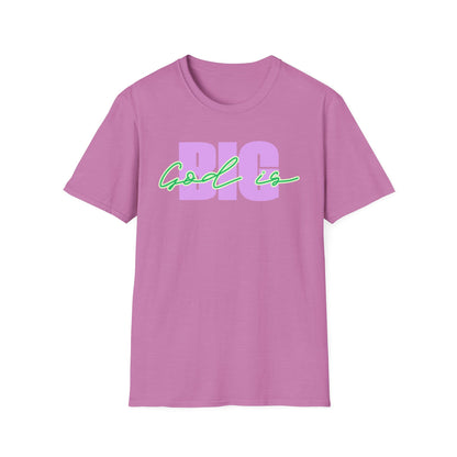 God is BIG (Lavender&Green)Tee - Unisex T- Shirt