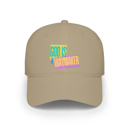 Unisex God is a Waymaker Low-Profile Baseball Cap - Printed