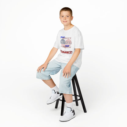 Thanks 4 Service Memorial Day Tee - Kids T-Shirt