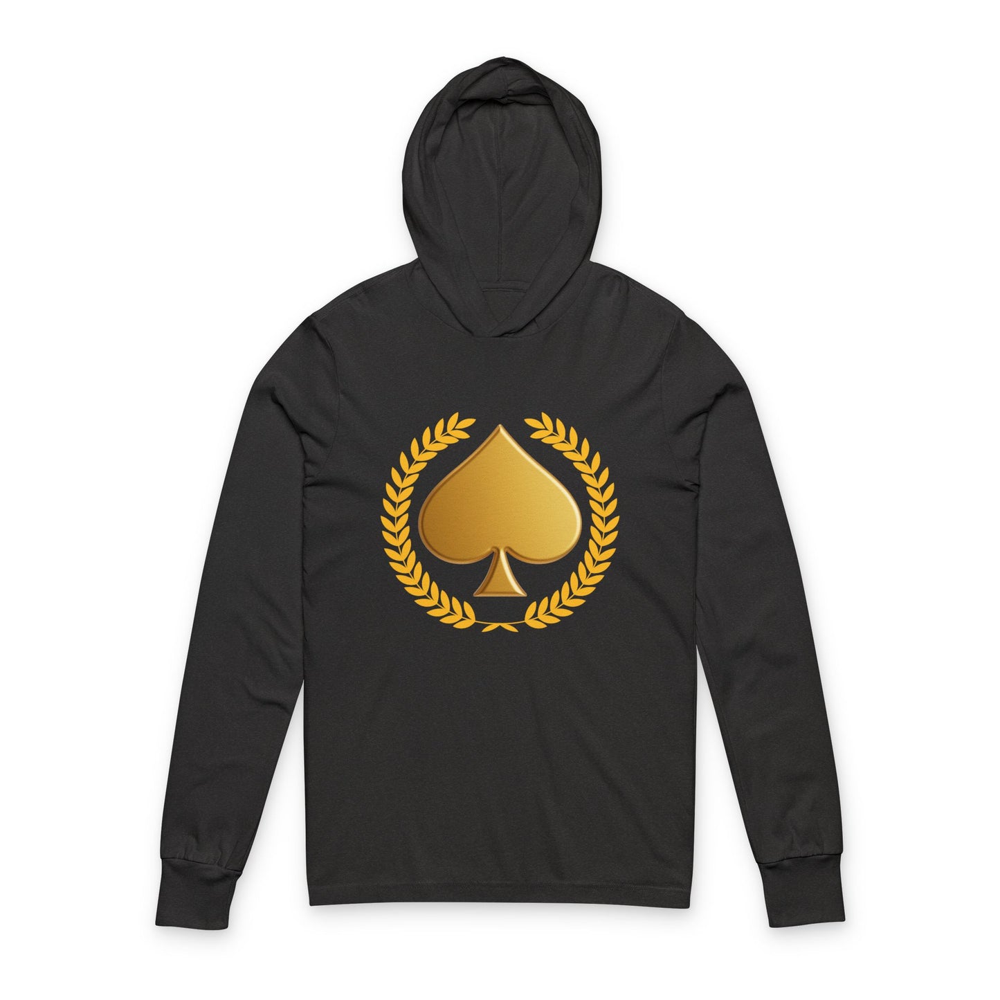 Gold Spade - Hooded Long Sleeve T-Shirt