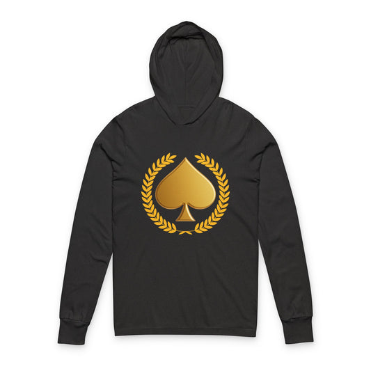 Gold Spade - Hooded Long Sleeve T-Shirt